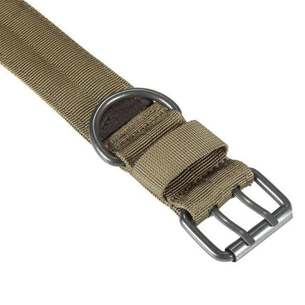 Multifunctional Adjustable Dog Leash Pet Outdoor Training Wear-Resistant Pull-Resistant Collar, Size:M(Brown)-garmade.com