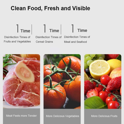 Xiaoda Fruit Vegetable Cleaning Machine Household Food Purifier Disinfection Detoxification Machine-garmade.com