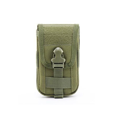 Multifunctional Large-Capacity Mobile Phone Bag Outdoor Sports Waist Bag(Army Green)-garmade.com
