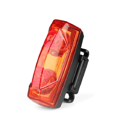 Magnetic Induction Taillight Bicycle Self-Generation Induction Taillight Waterproof Night Riding Safety Warning Light(Red)-garmade.com