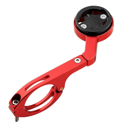 Bicycle Mountain Bike Aluminum Alloy Code Table Stand Universal Code Table Extension Flashlight Bracket(Red)-garmade.com