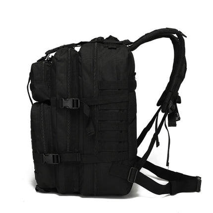 ZE002 Outdoor Mountaineering Bag Hiking Equipment Camping Backpack(Black)-garmade.com