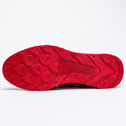 Breathable Mesh Colorful Sole Comfortable All-Match Sports Shoes For Men, Size:38(Red)-garmade.com