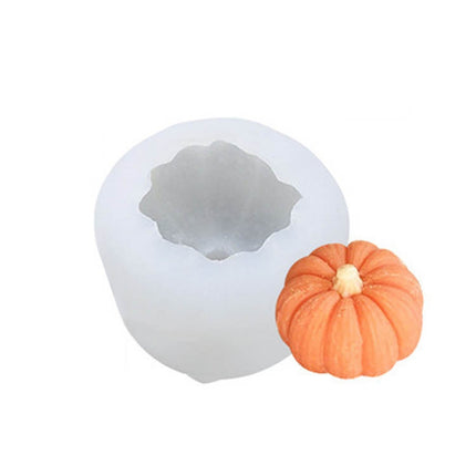 Halloween Three-Dimensional Pumpkin Cake DIY Scented Candle Silicone Mold, Specification: SW-45-garmade.com