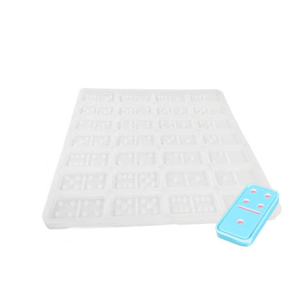 Domino Epoxy Silicone Mold DIY Fondant Cake Decoration, Model Number:SX-BH-107(Transparent)-garmade.com