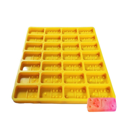 Domino Epoxy Silicone Mold DIY Fondant Cake Decoration, Model Number:SX-BH-109(Yellow)-garmade.com