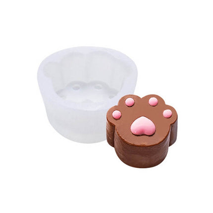 DIY Animal Claw Shape Candle Glue Cake Jelly Pudding Silicone Mold, Specification: Cat Claw MC-05-garmade.com