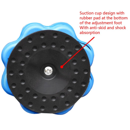 4 PCS / Set Furniture Home Appliance Washing Machine Rubber Foot Mat Moisture-Proof Shock Absorption Heightened Foot Mat Base Blue, Style:2.5cm Plus Layer-garmade.com