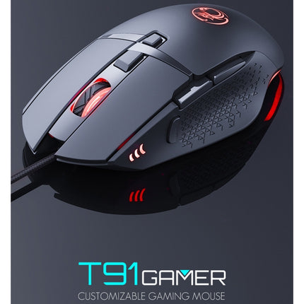 iMICE T91 8 Keys 7200DPI USB Wired Luminous Gaming Mouse, Cable Length: 1.8m-garmade.com