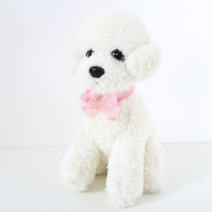 6 PCS Pet Handmade Adjustable Cat Dog Bow Tie Collar, Size:S 17-32cm, Style:Sequin Bowknot-garmade.com