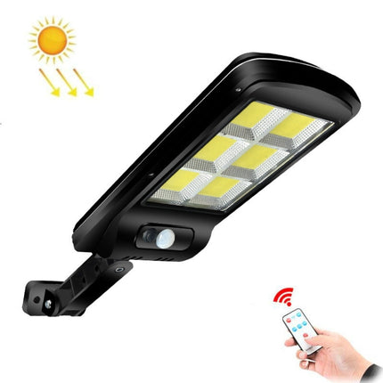 30W Solar Power Human Body Induction + Light Control Street Light Multi-Function Remote Control Outdoor Lighting 6COB with RC-garmade.com