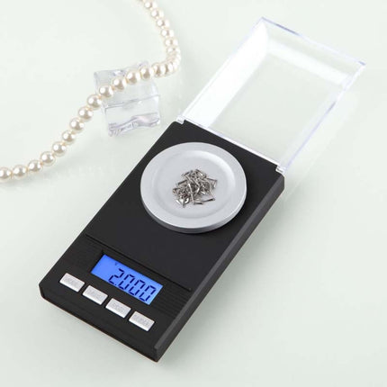 10g/0.001g High-Precision Portable Jewelry Scale Mini Electronic Scale Precision Carat Electronic Scale-garmade.com