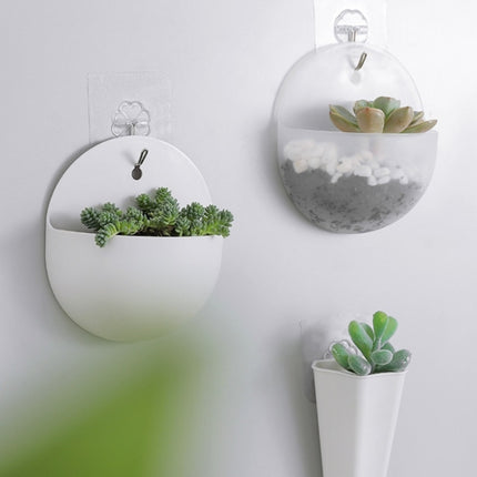 4 In1 Wall-Mounted Flower Pots Lazy Plastic Flower Pots On The Wall-garmade.com