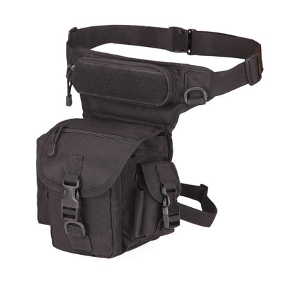 A90 Waterproof Oxford Cloth Messenger Bag Photography Equipment Sports Leg Bag(Black)-garmade.com