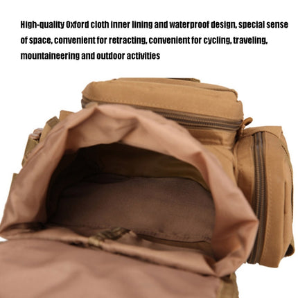 A90 Waterproof Oxford Cloth Messenger Bag Photography Equipment Sports Leg Bag(Brown)-garmade.com