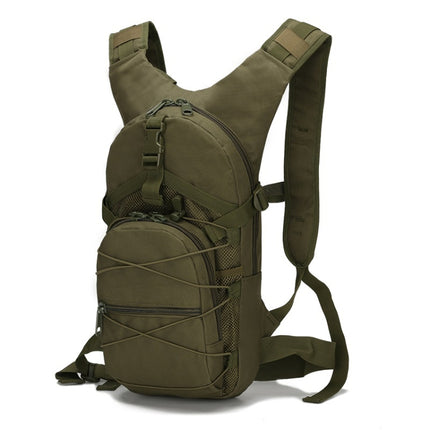 B10 006 Outdoor Waterproof Oxford Cloth Portable Cycling Backpack, Size: Free size(Army Green)-garmade.com