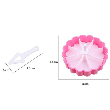 2 PCS Cake Plate Sushi Mold Set Creative Heart-Shaped Sushi Mold Baked Jelly Pudding Cup Melaleuca Rice Ball Mold-garmade.com