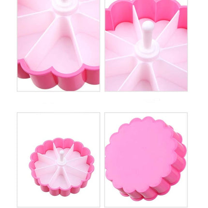 2 PCS Cake Plate Sushi Mold Set Creative Heart-Shaped Sushi Mold Baked Jelly Pudding Cup Melaleuca Rice Ball Mold-garmade.com