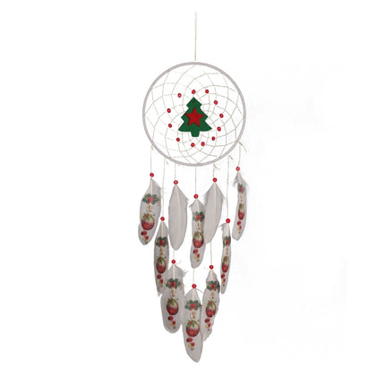 MS9065 Christmas Tree Style Holiday Decoration Woven Ornament Dream Catcher-garmade.com