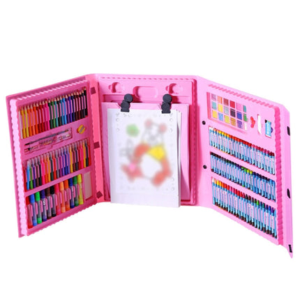 176 In 1 Painting Gift Box Art Supplies Painting Set For Children(Red)-garmade.com