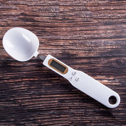 ABS Electronic Measuring Spoon Spoon Weighing Measuring Tool, Specification: 500g/0.1g, Colour: White-garmade.com