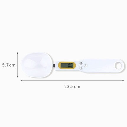 ABS Electronic Measuring Spoon Spoon Weighing Measuring Tool, Specification: 500g/0.1g, Colour: White-garmade.com