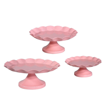 Cake Tray Wedding Props Dessert Table Decoration Dessert Tray, Specification: (Pink) Small-garmade.com