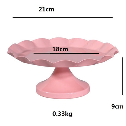 Cake Tray Wedding Props Dessert Table Decoration Dessert Tray, Specification: (Pink) Medium-garmade.com