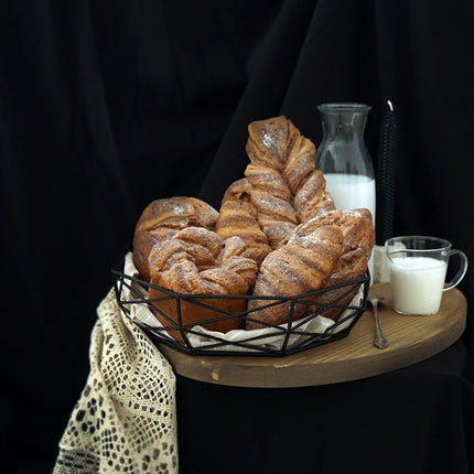 Coffee FZMB-19 Dark Simulation Chocolate Bread Gourmet Photography Props Baking Shop Window Display-garmade.com
