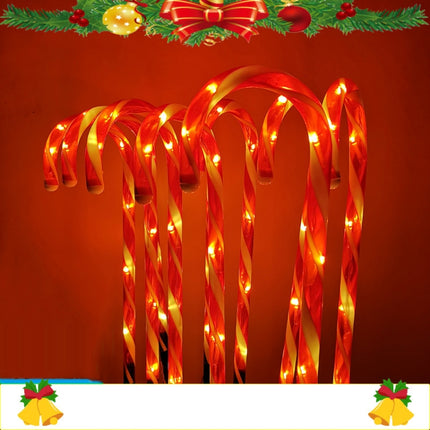 10 in 1 Christmas Cane Lights Holiday Indoor Garden Decoration Lights(AU Plug)-garmade.com
