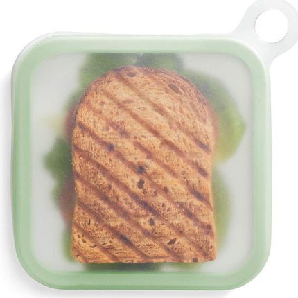 5 PCS Sandwich Toast Bento Box Lunchbox Portable Take-Out Student Office Worker Lunch Box, Capacity: 301-500ml(Transparent Green)-garmade.com