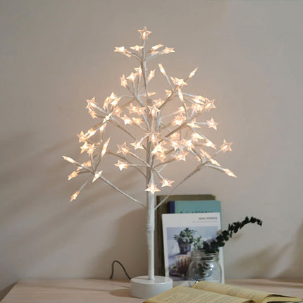 60cm Christmas Decoration Luminous LED Lantern Garden Landscape Tree Light(Star)-garmade.com