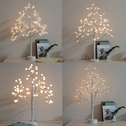 60cm Christmas Decoration Luminous LED Lantern Garden Landscape Tree Light(Snowflake)-garmade.com