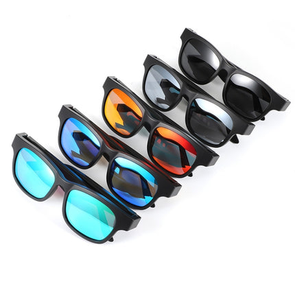 A12 Smart Bluetooth Audio Sunglasses Bluetooth Glasses(Black)-garmade.com