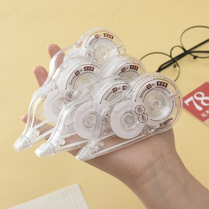 3 Set Correction Tape 78 Meters Large Capacity Student Office Stationery Transparent Correction Tape-garmade.com