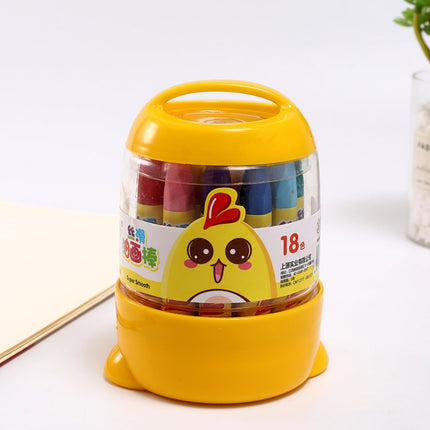 3 PCS Barrel Oil Pastel 12 Colors 18 Colors 24 Colors 36 Colors Children Drawing Set Washable Crayons 18 Colors-garmade.com