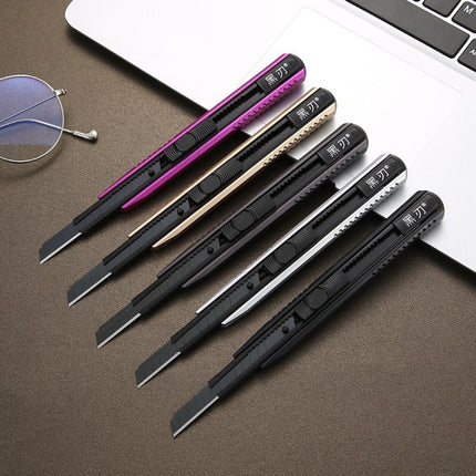 5 PCS Small Utility Knife Multifunctional Metal Office Supplies Paper Cutter Random Color-garmade.com