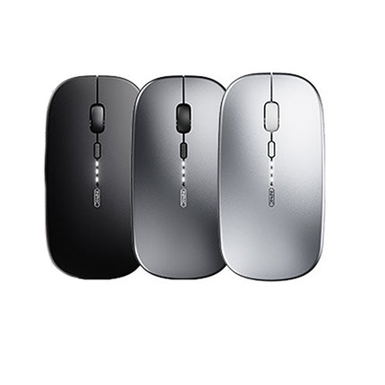 Inphic PM1 Office Mute Wireless Laptop Mouse, Style:Battery Display(Space Silver)-garmade.com