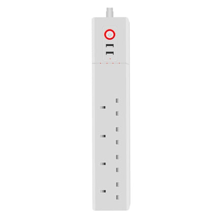 Home Office Wifi Mobile Phone Remote Control Timer Switch Voice Control Power Strip, Line length: 1.5m(UK Plug)-garmade.com