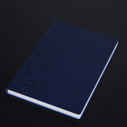 3 PCS Notebook Student Notepad Diary Book Business Record Book PU Notebook, Cover color: A5 Embossed Nile Blue-garmade.com