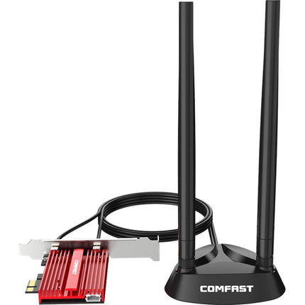 COMFAST CF-AX200 Plus Dual-Band High-Power Wireless Network Card 3000Mbps High-Speed WiFi PCI-E Gaming Wireless Network Card(AX200 Plus)-garmade.com