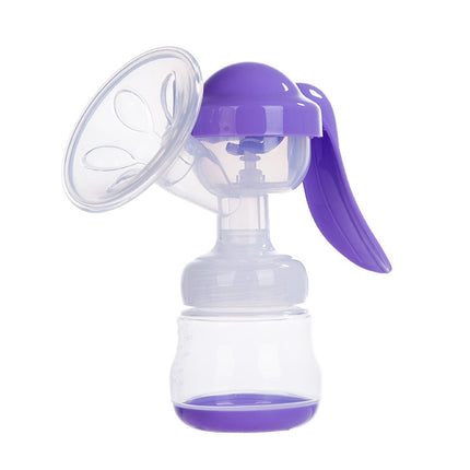 Painless Strength Adjustable Manual Massage Breast Pump(Purple)-garmade.com