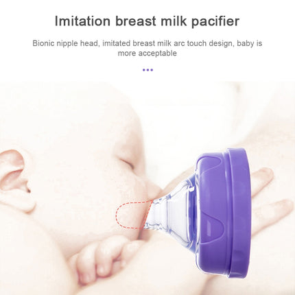 Painless Strength Adjustable Manual Massage Breast Pump(Purple)-garmade.com