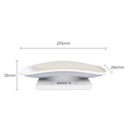 Mini Pet Scale Baking Kitchen Electronic Scale, Specification: 10kg/1g(White)-garmade.com