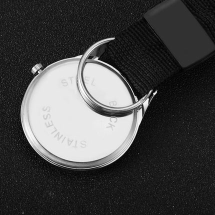 2 PCS Lvpai Nurse Pocket Watch Casual Nurse Pocket Watch(black)-garmade.com