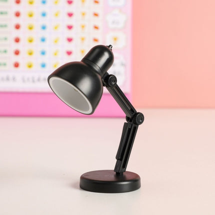 3 PCS Mini LED Desk Lamp Folding Portable Night Light Magnetic Eye Protection Desk Lamp(LD02-Black)-garmade.com