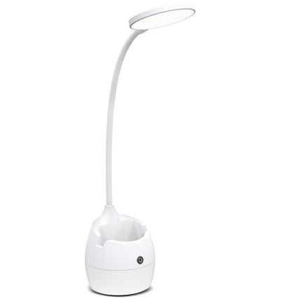 Plug-in Student Writing Reading Learning Desk Lamp with Pen Holder-garmade.com