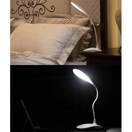 WS-601 USB Charging LED Reading Lamp Touch Dimming Bedroom Bedside Lamp, Size: 43x13.5cm(White)-garmade.com