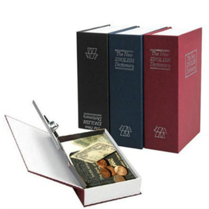 Simulation English Dictionary Book Safe Piggy Bank Creative Bookshelf Decoration, Trumpet Key Version, Color:Coffee-garmade.com