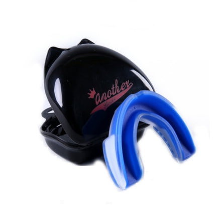 Anotherboxer Taekwondo Sanda Boxing Single-Sided Mouthguards, Size:L(Blue White)-garmade.com